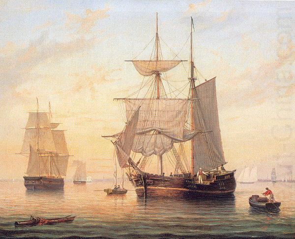 Mellen, Mary Blood Taking in Sails at Sunset china oil painting image